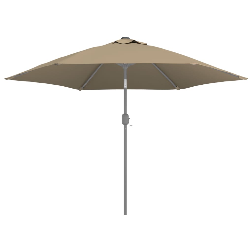 vidaXL Reservtyg för parasoll taupe 300 cm