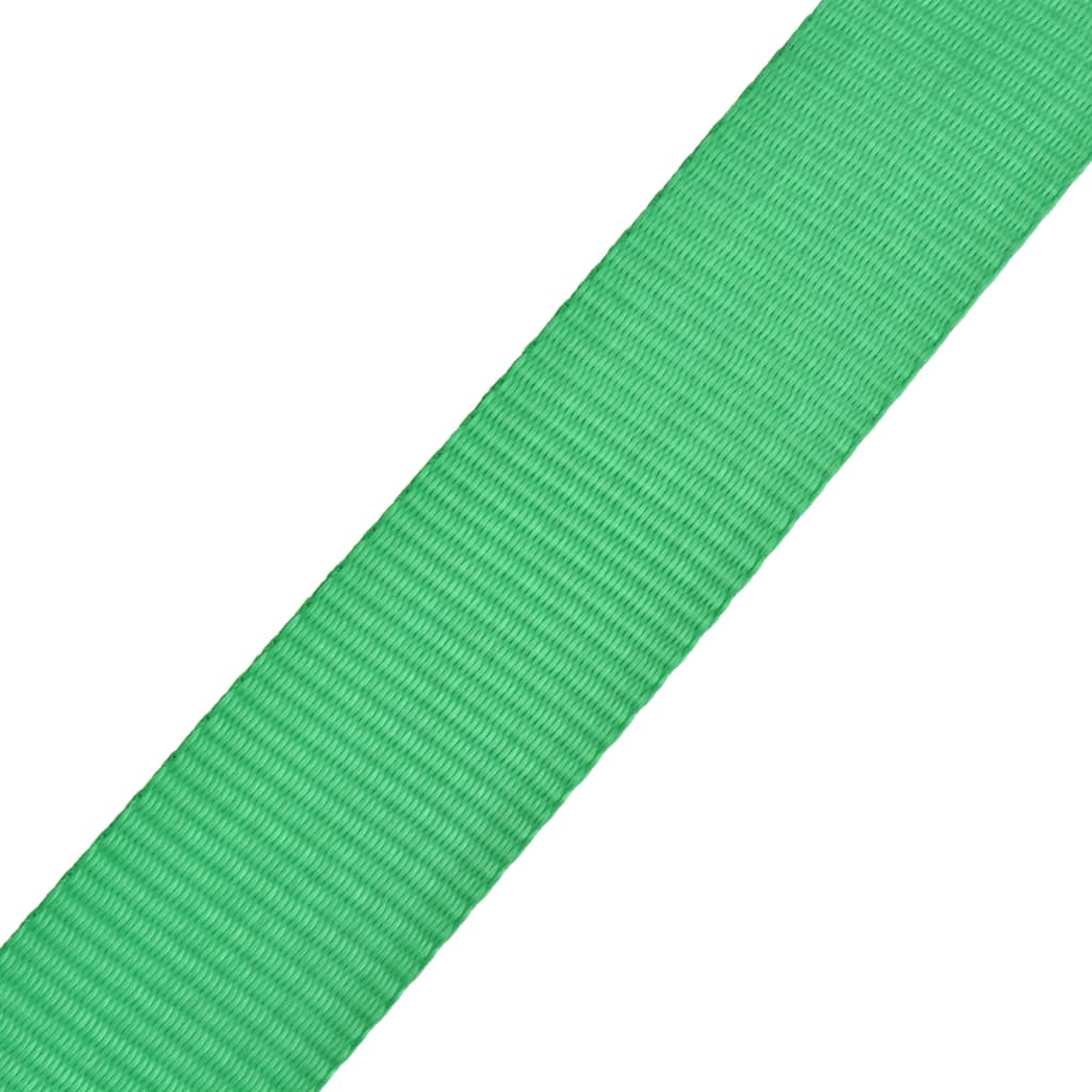 vidaXL Slackline 15 m x 50 mm 150 kg grön