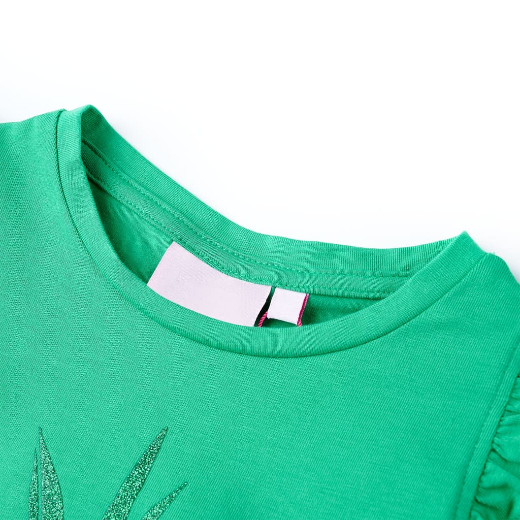 T-shirt för barn grön 92
