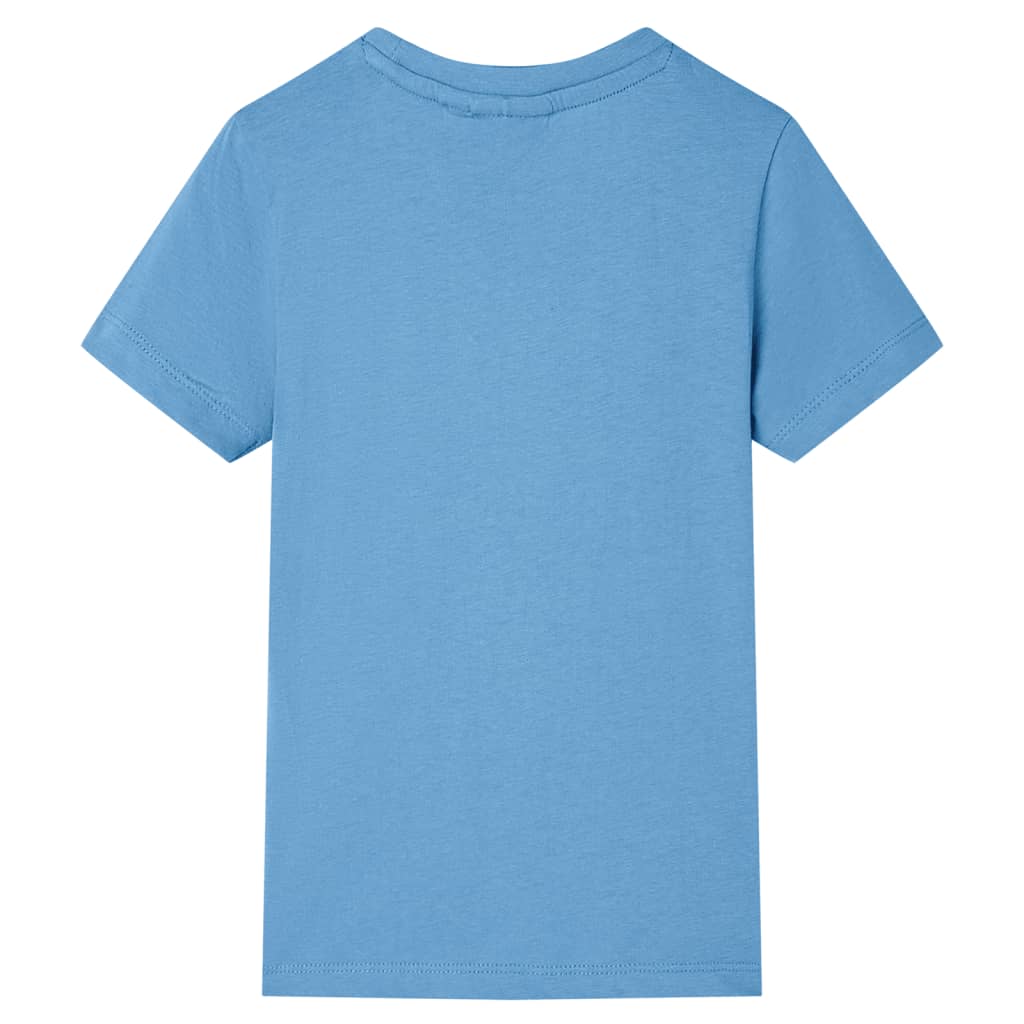 T-shirt för barn mellanblå 92