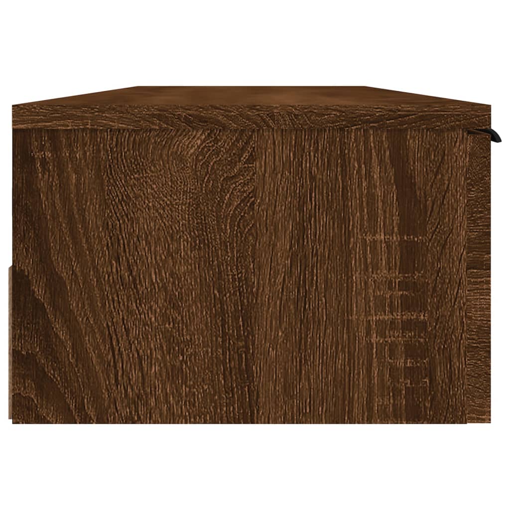 vidaXL Väggskåp brun ek 102x30x20 cm konstruerat trä