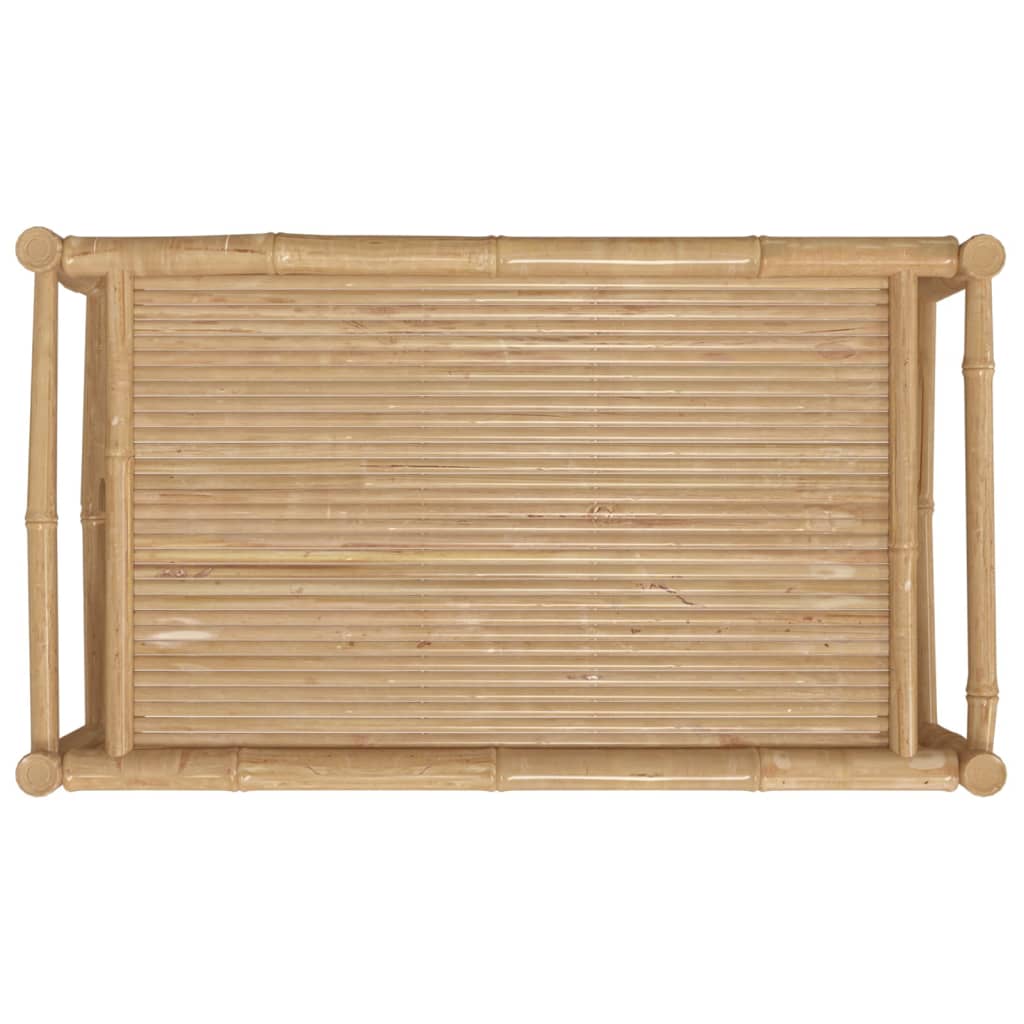 vidaXL Trädgårdsbord 100x55x33 cm bambu