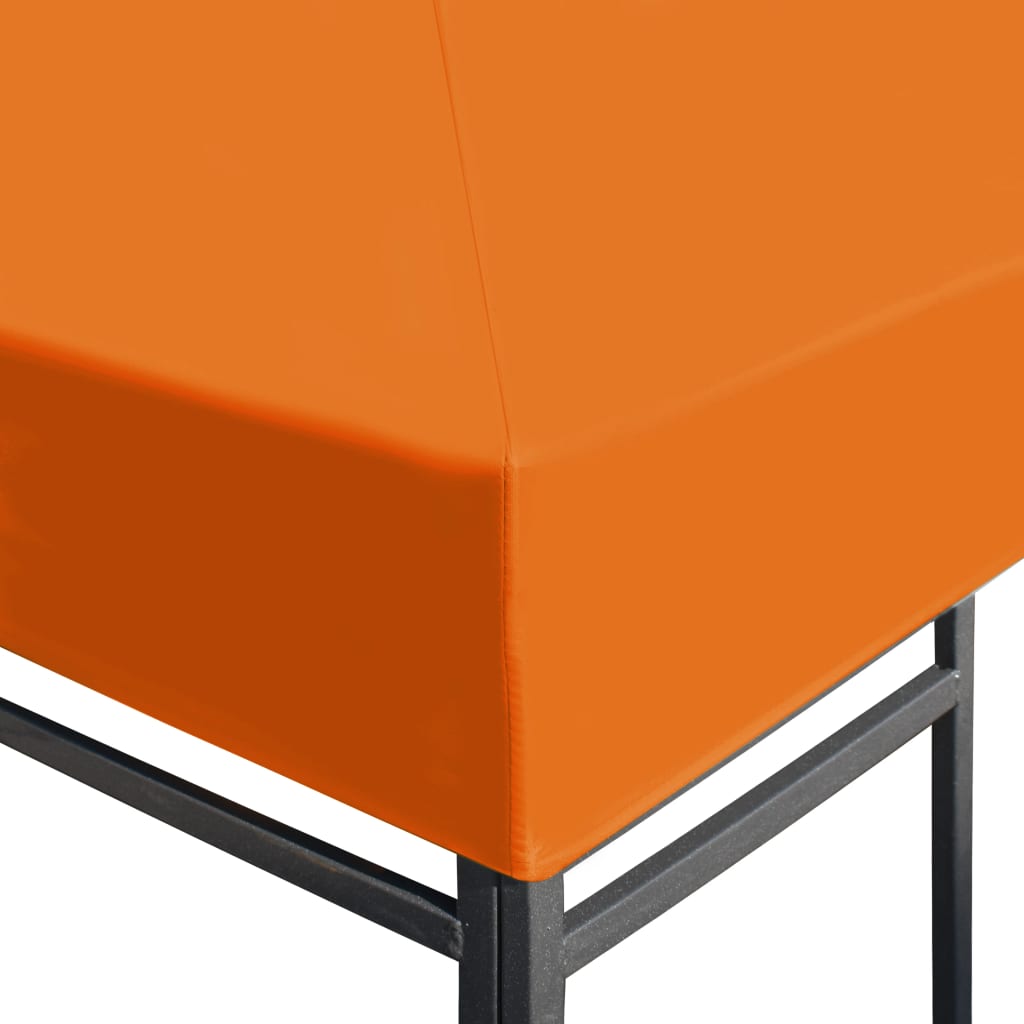 vidaXL Paviljongtak 310 g/m² 3x3 m orange