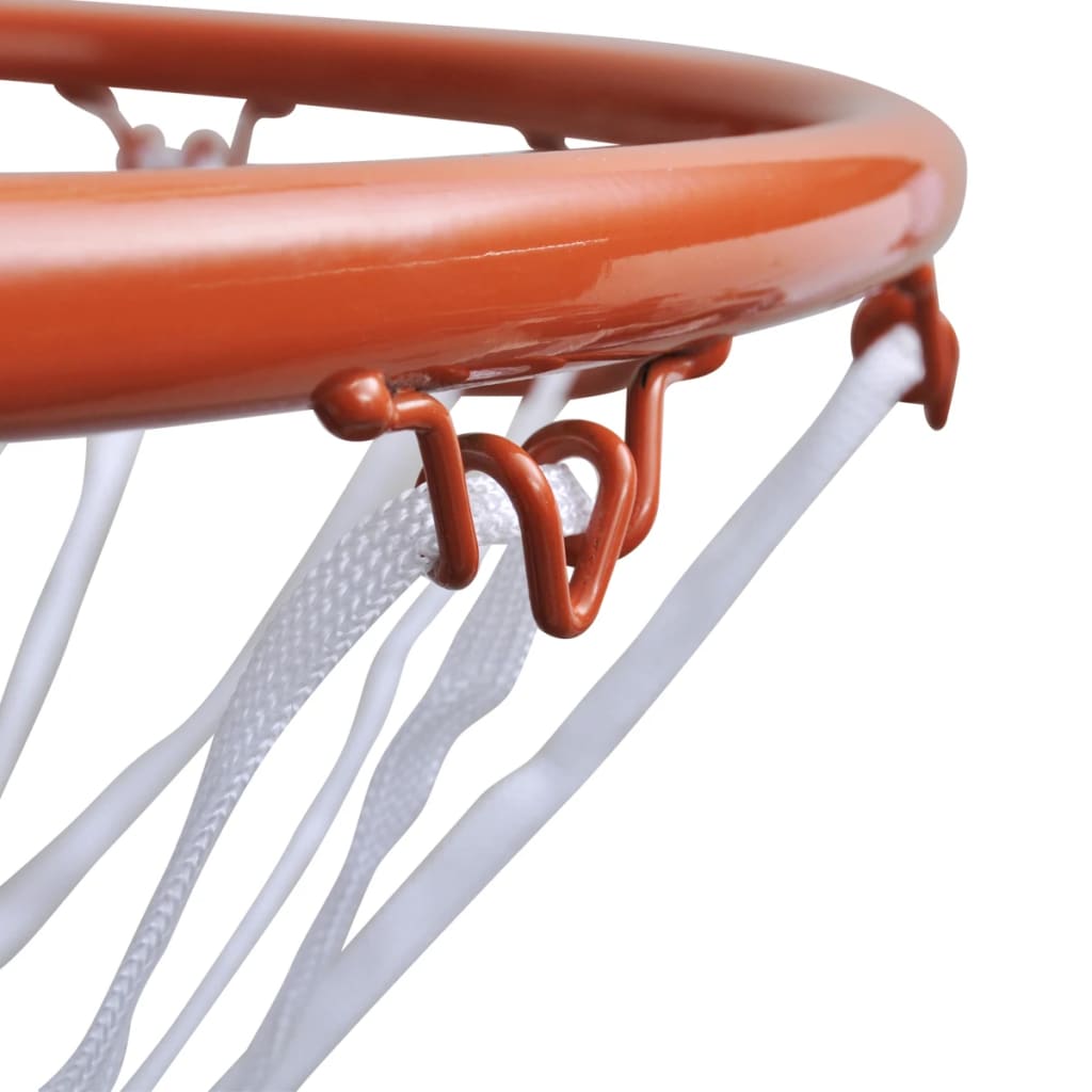 vidaXL Basketkorg med orange nät 45 cm