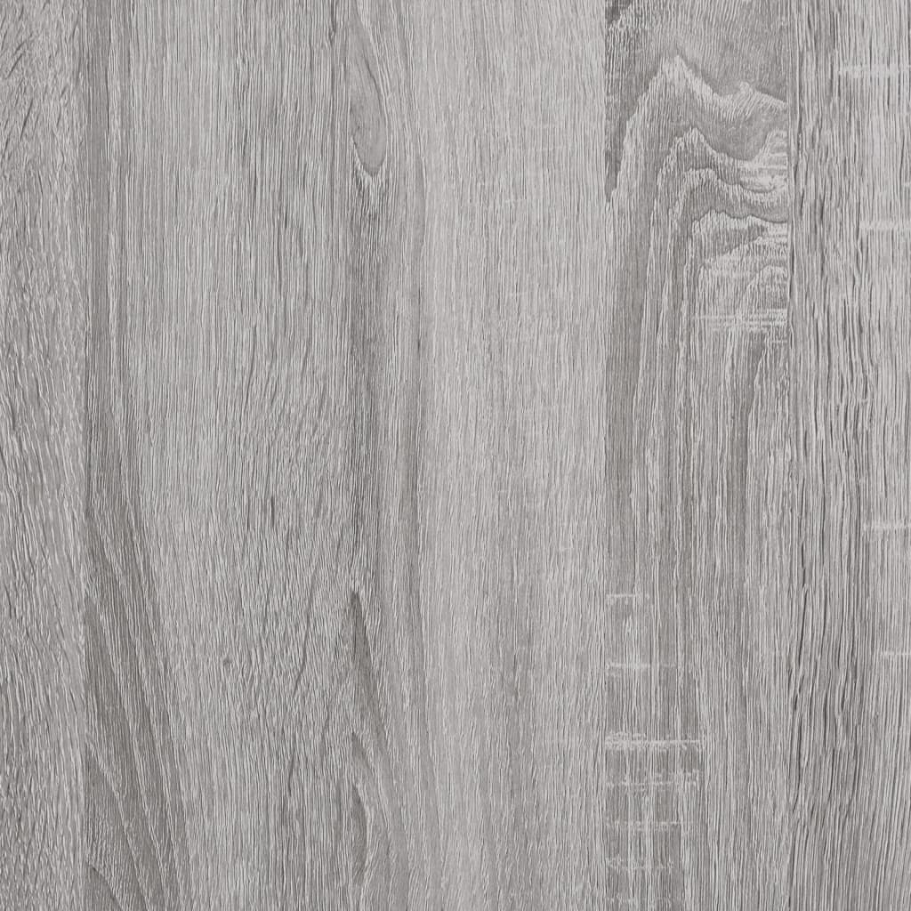 vidaXL Skobänk grå sonoma 102x32x50 cm konstruerat trä