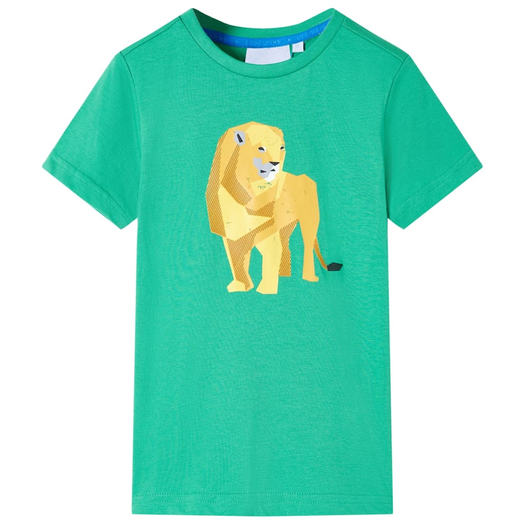 T-shirt för barn grön 92