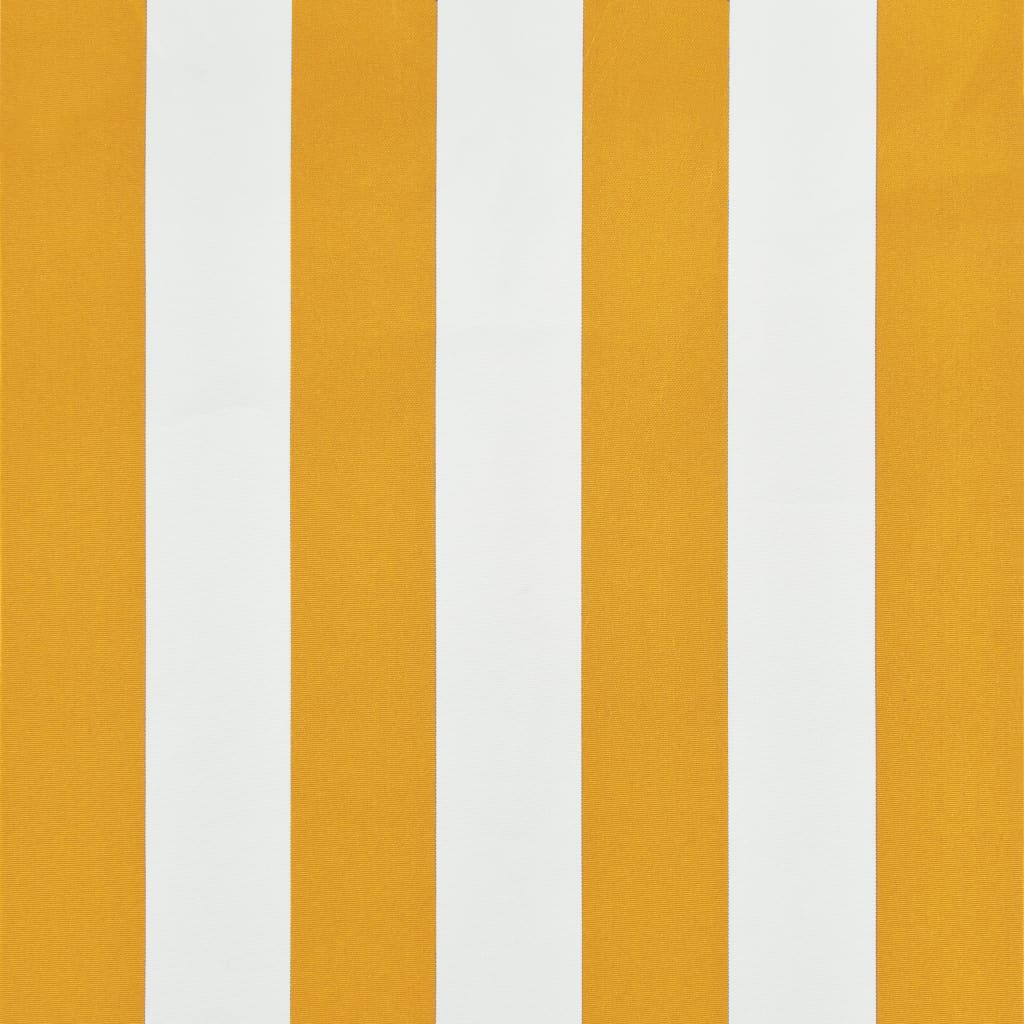 vidaXL Markis 100x150 cm gul och vit