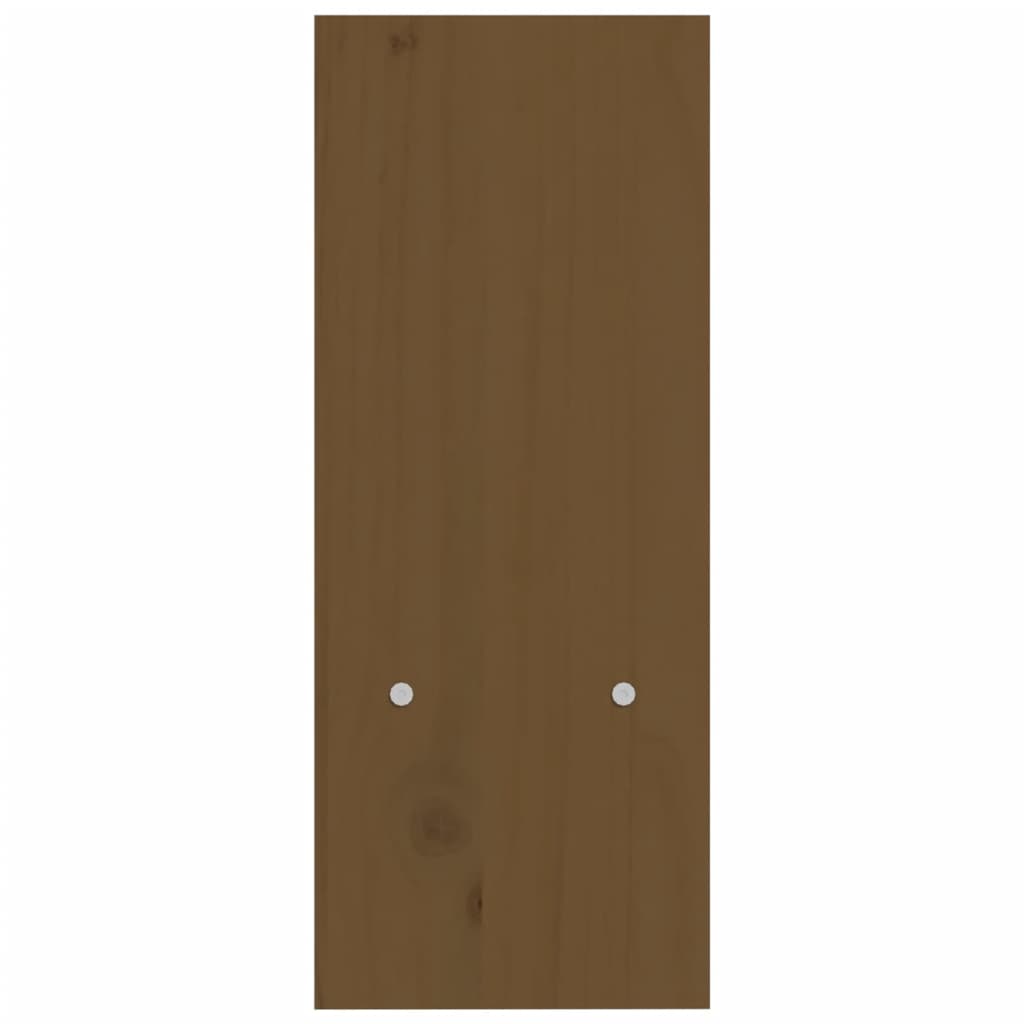 vidaXL Skärmställ honungsbrun (39-72)x17x43 cm massiv furu