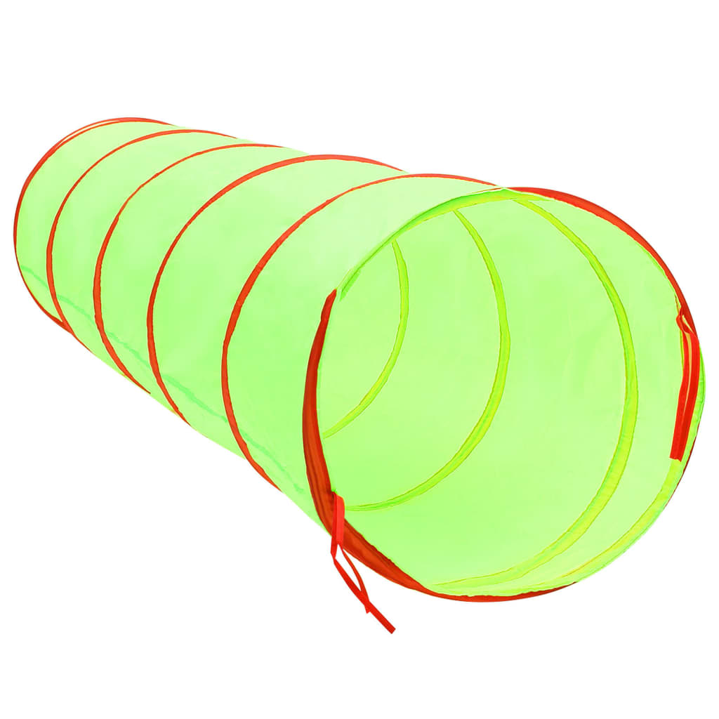 vidaXL Lektunnel grön 175 cm polyester
