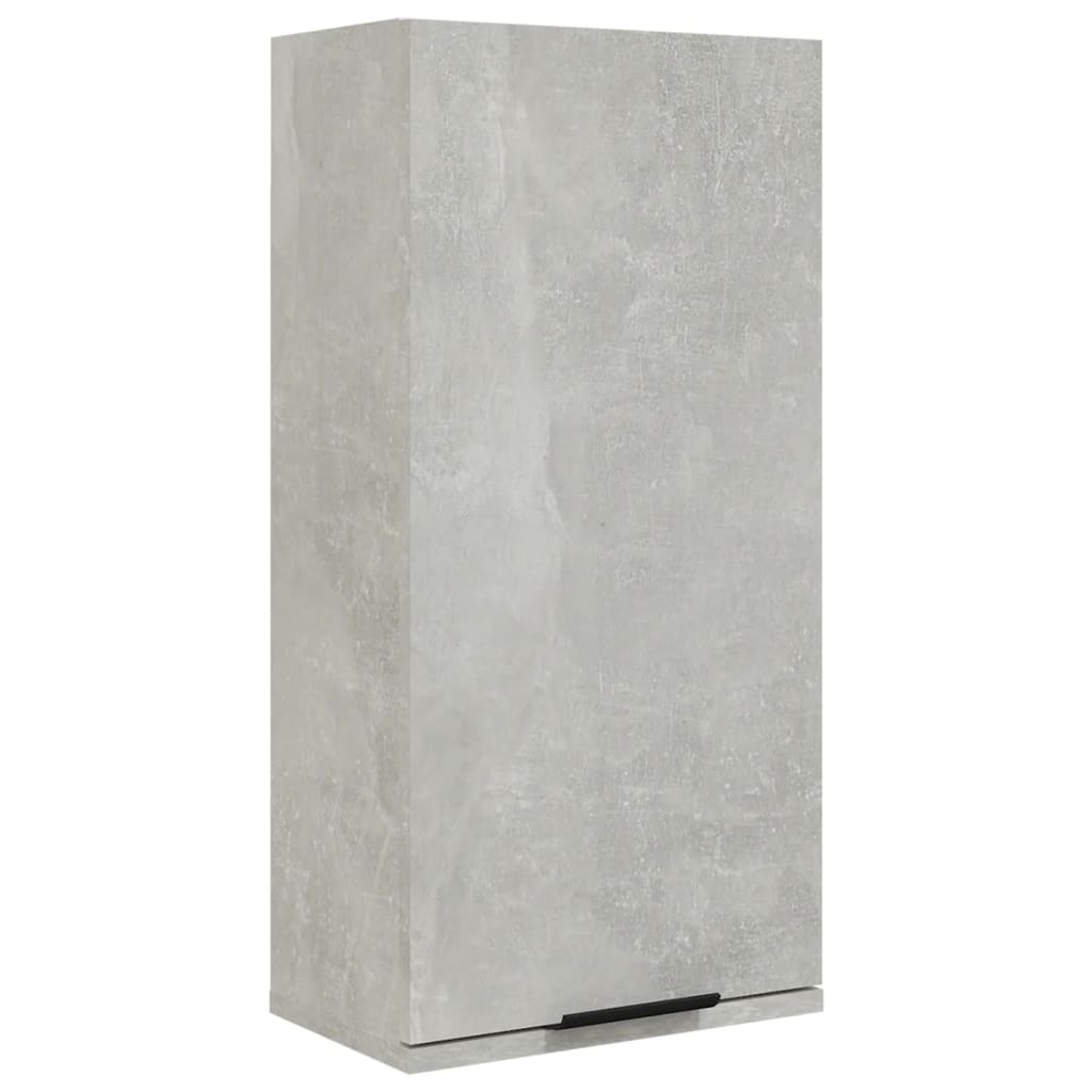 vidaXL Badrumsskåp väggmonterat betonggrå 32x20x67 cm