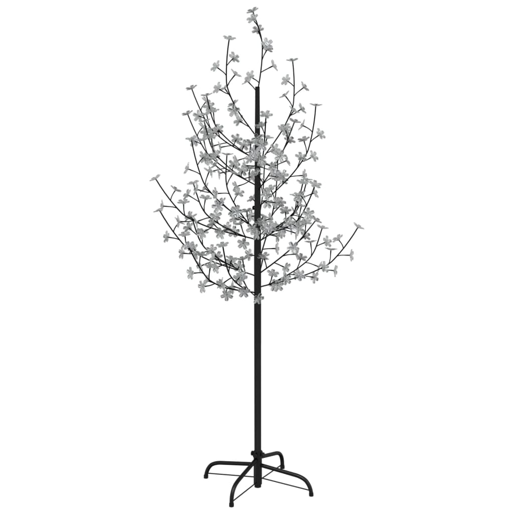 vidaXL Körsbärsträd med LED varmvit 200 lysdioder 180 cm