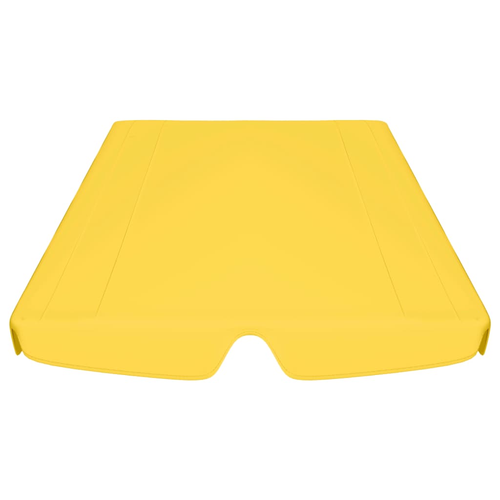 vidaXL Reservtak för hammock gul 188/168x145/110 cm