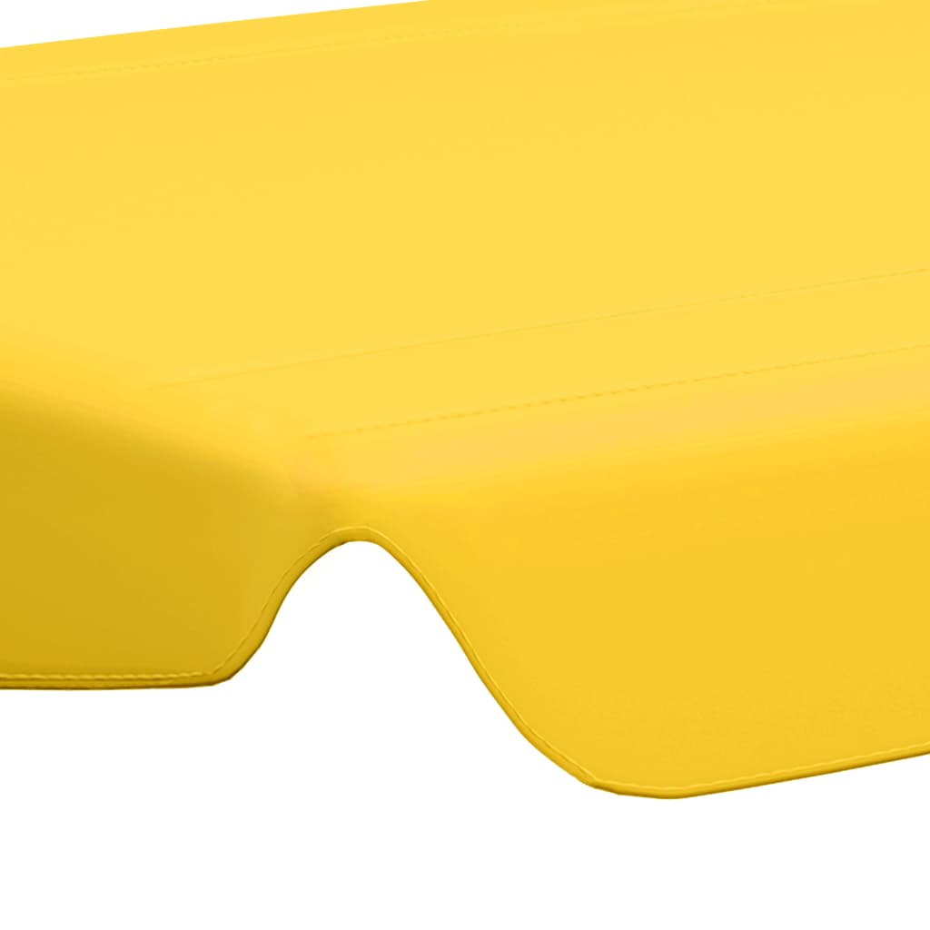 vidaXL Reservtak för hammock gul 188/168x145/110 cm