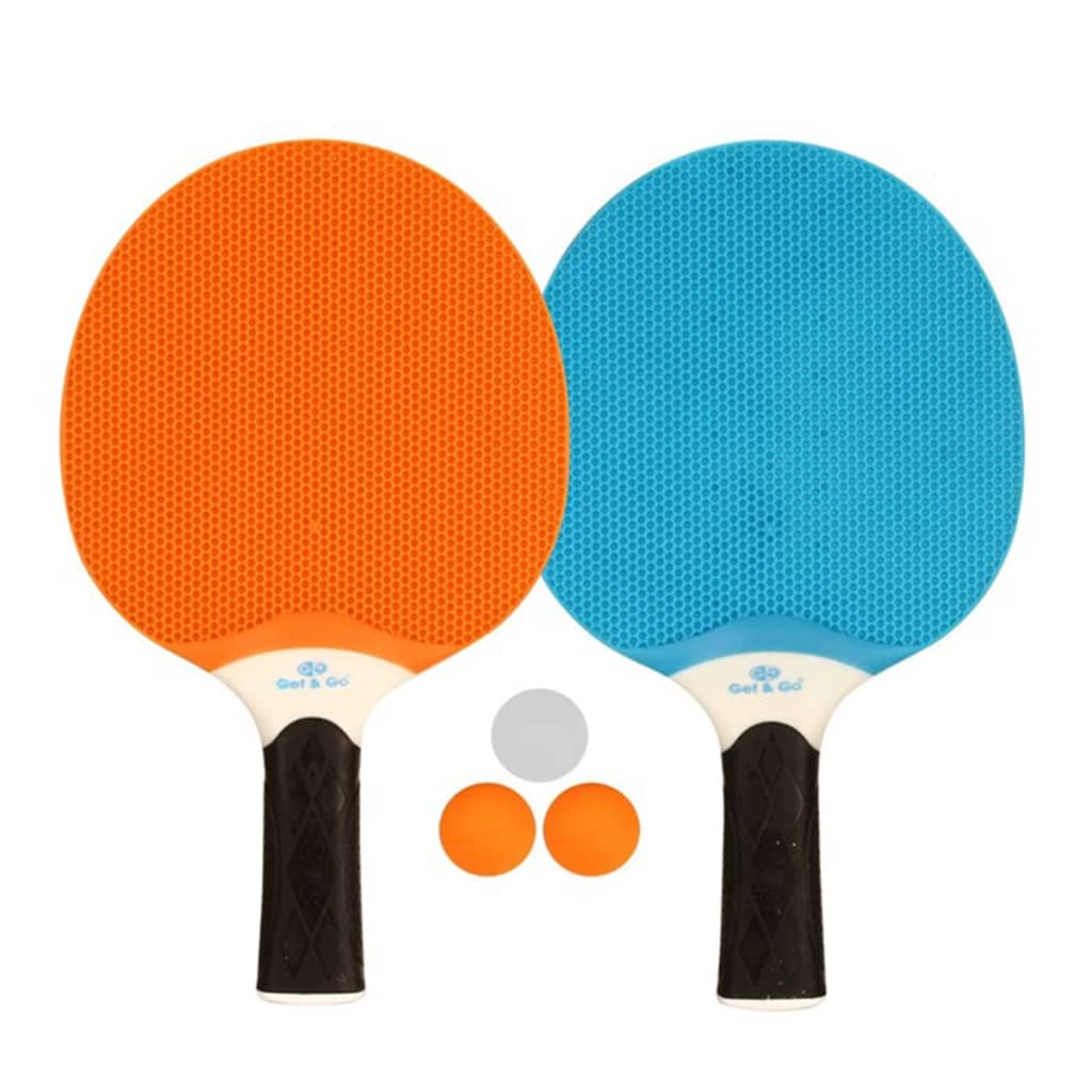 Get & Go Pingisset för utebruk blå/orange/ljusgrå 61UP