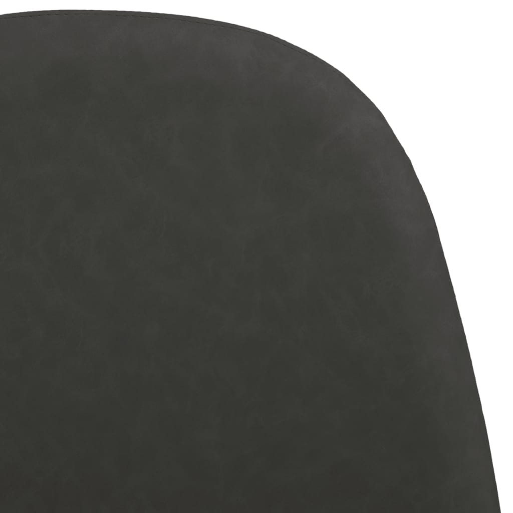 vidaXL Matstolar 2 st 45x53,5x83 cm svart konstläder