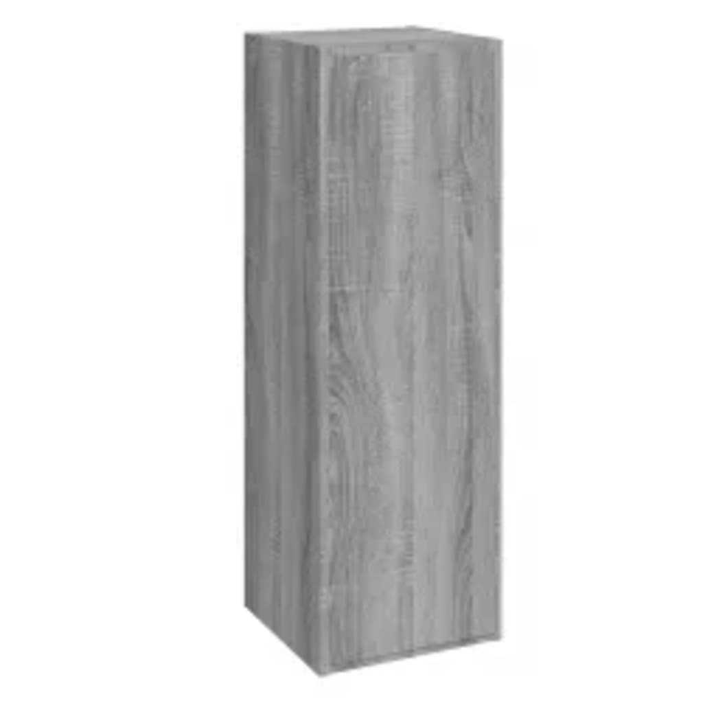 vidaXL TV-skåp 3 delar grå sonoma konstruerat trä