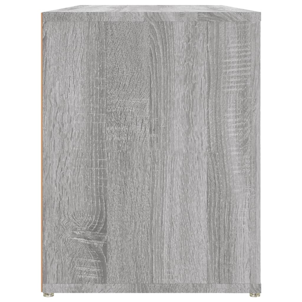 vidaXL Skohylla grå Sonoma 100x35x45 cm konstruerat trä