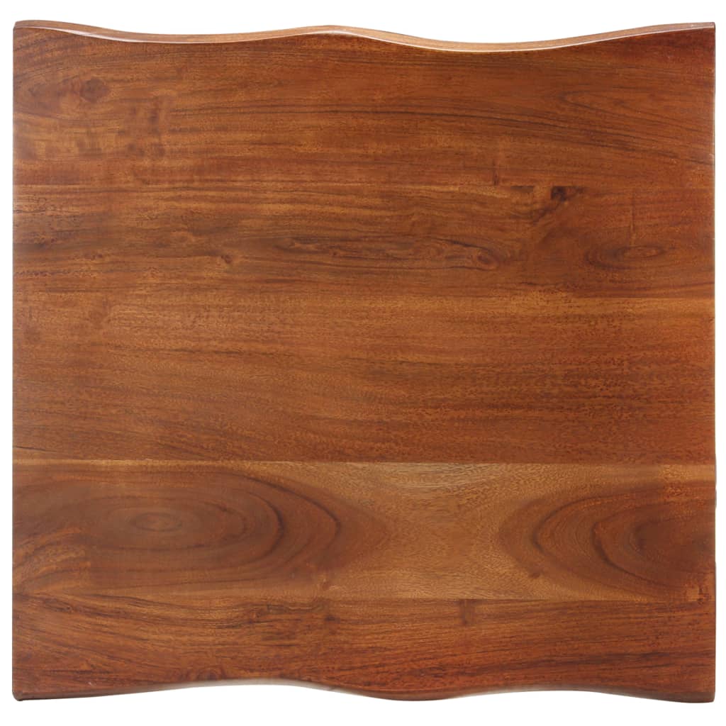 vidaXL Soffbord med levande kanter 60x60x40 cm massivt akaciaträ