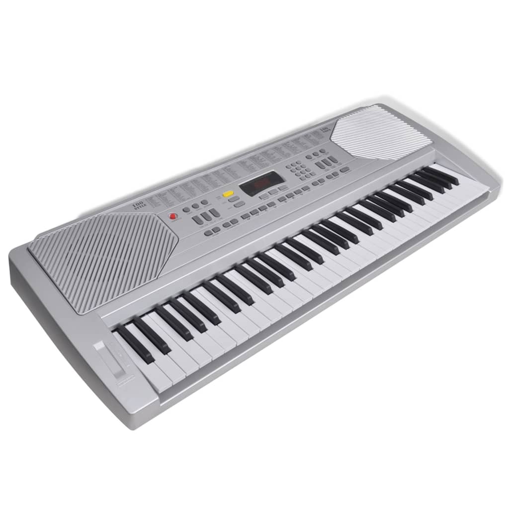 Elektrisk keyboard 61 tangenter + justerbart stativ