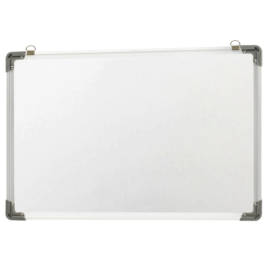 vidaXL Magnetisk whiteboard vit 50x35 cm stål