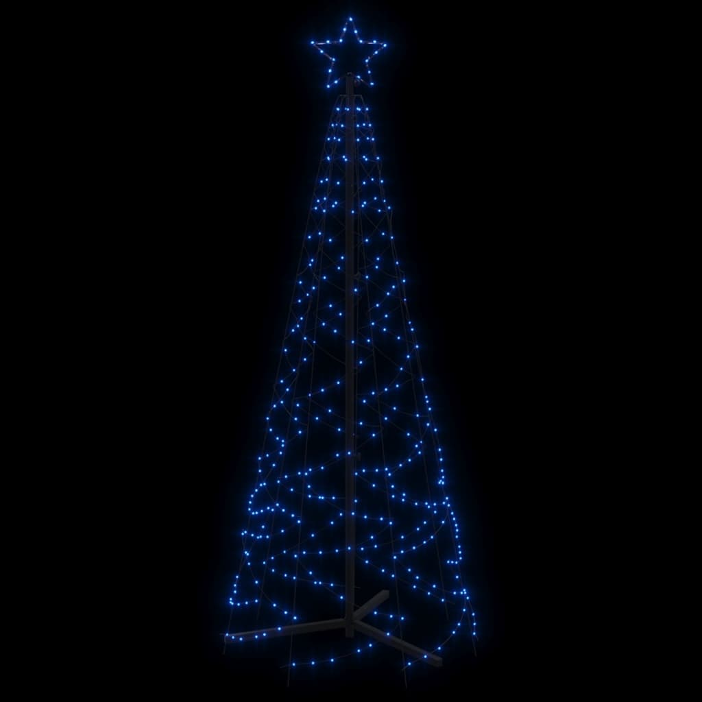 vidaXL Julgranskon blå 200 LEDs 70x180 cm