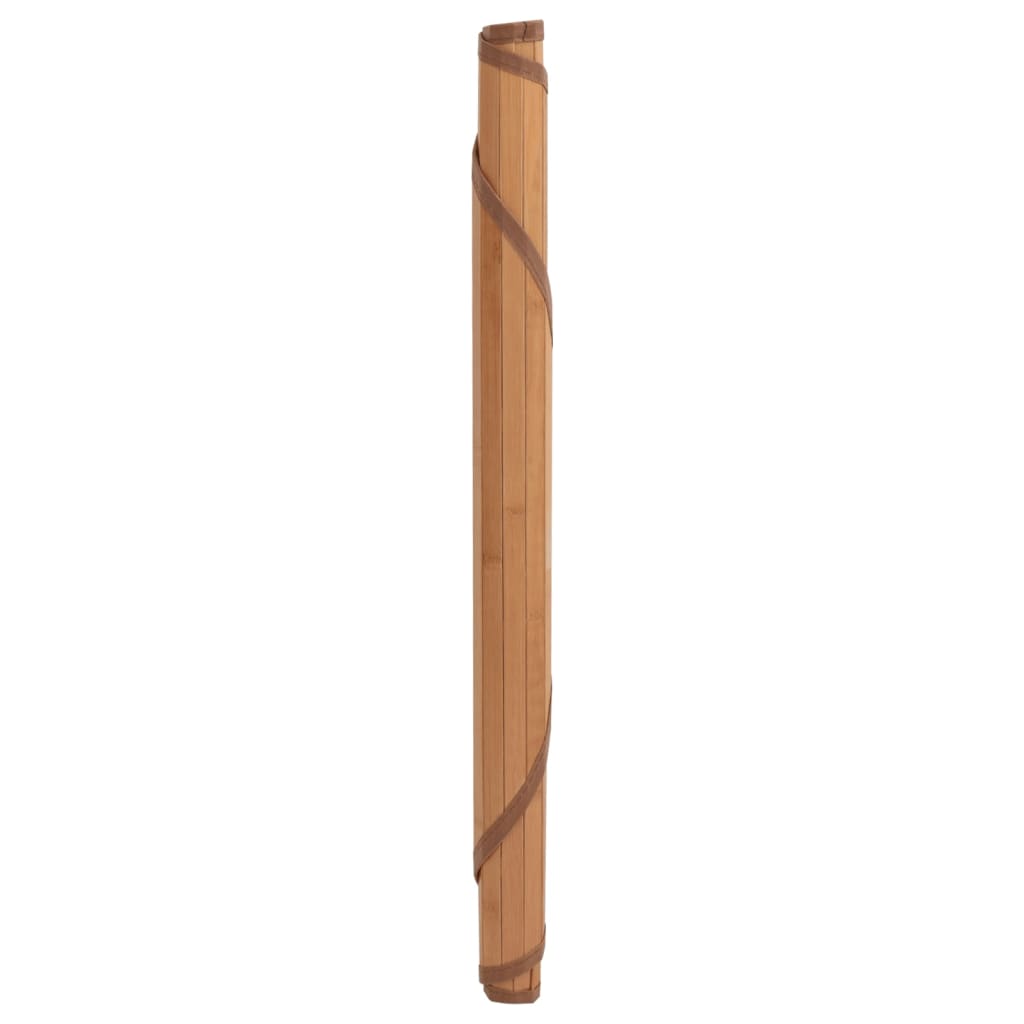 vidaXL Matta rund natur 60 cm bambu