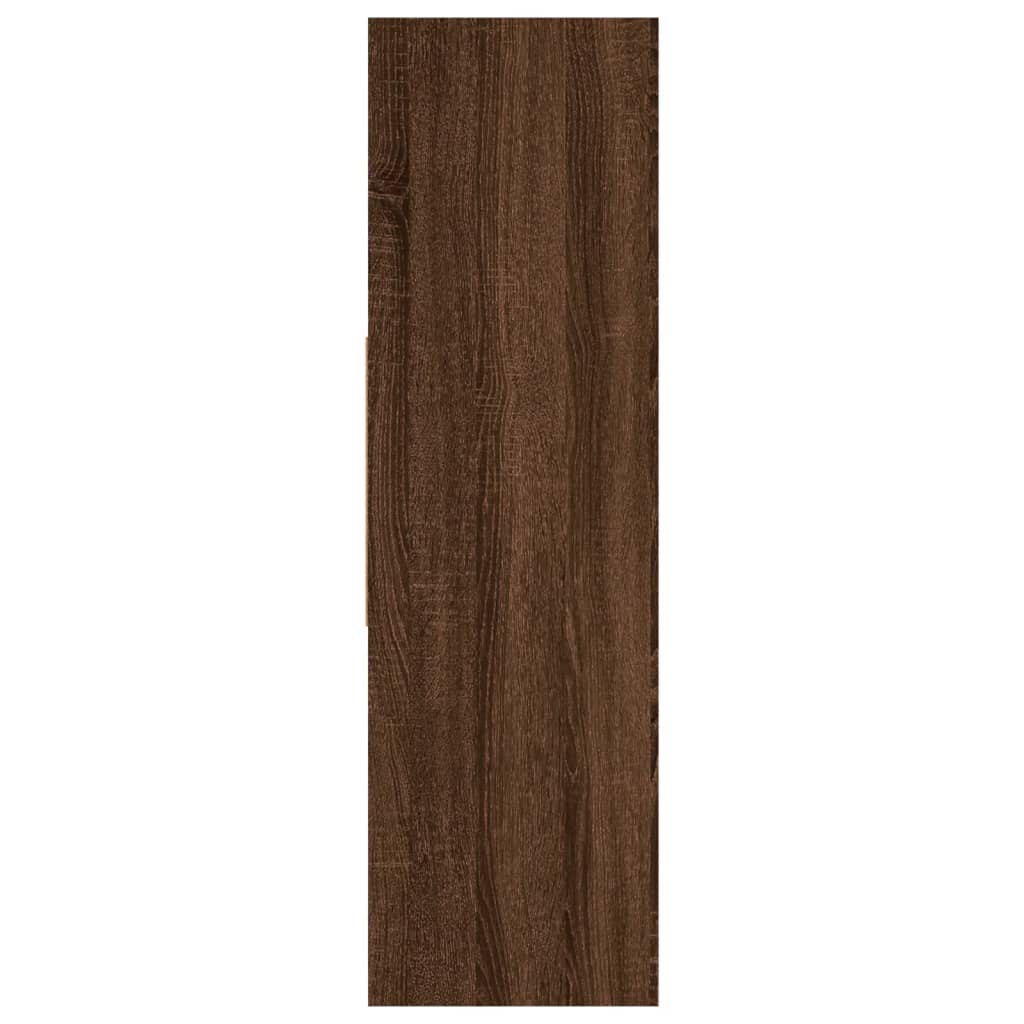 vidaXL Bokhylla brun ek97,5x29,5x100 cm konstruerat trä