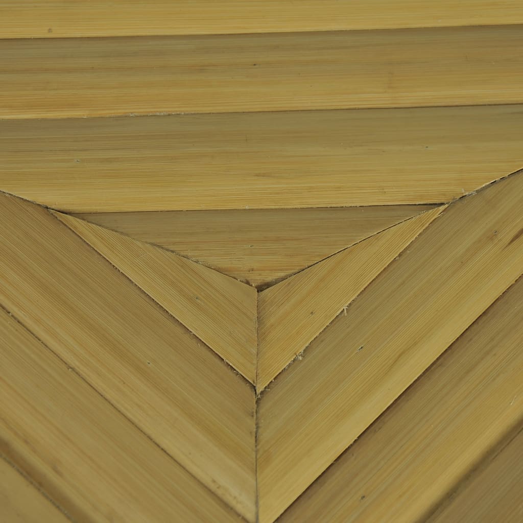vidaXL Sängbord 2 st 60x60x40 cm bambu naturlig