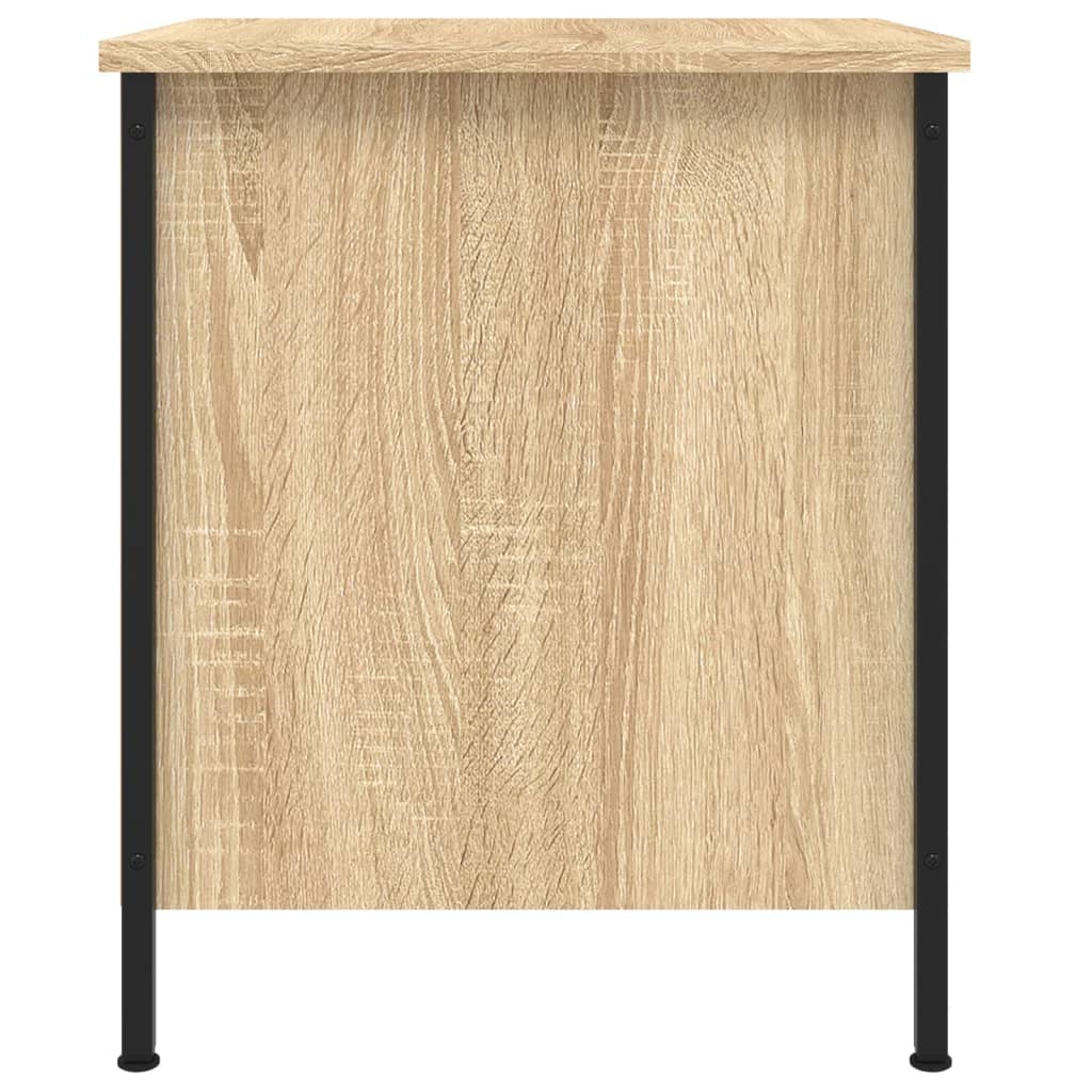 vidaXL Sängbord sonoma-ek 40x42x50 cm konstruerat trä