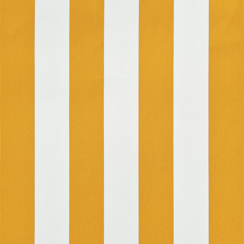vidaXL Markis 300x150 cm gul och vit