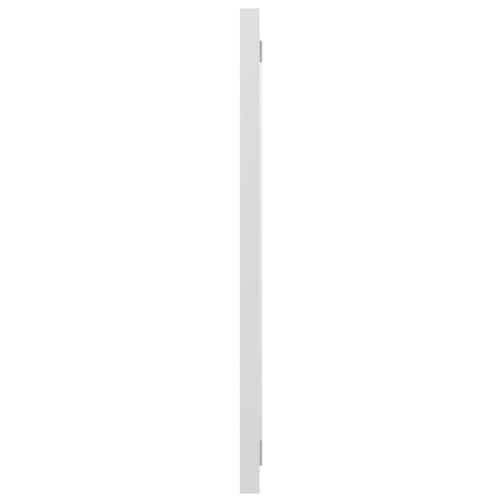 vidaXL Badrumsspegel vit högglans 80x1,5x37 cm spånskiva