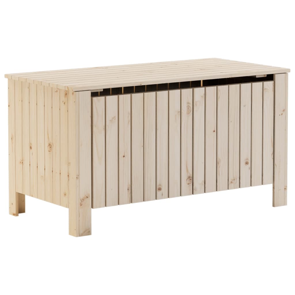 vidaXL Förvaringslåda med lock RANA 100x49x54 cm massiv furu