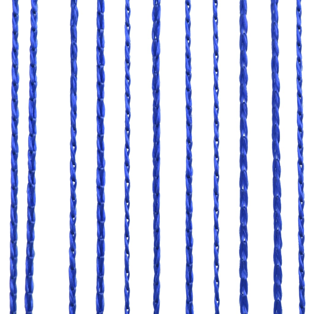 vidaXL Trådgardiner 2 st 100x250 cm blå