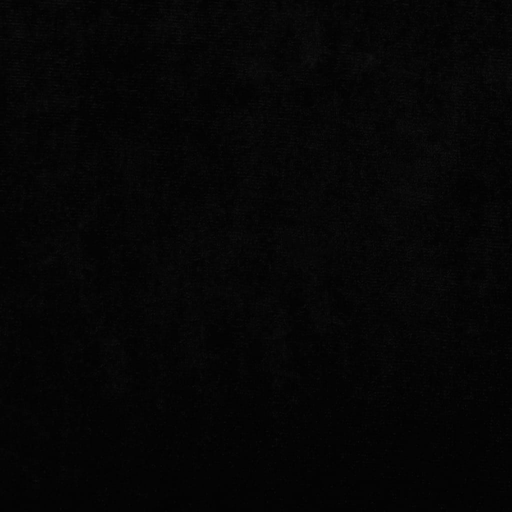 vidaXL Hundbädd svart 90x53x30 cm sammet