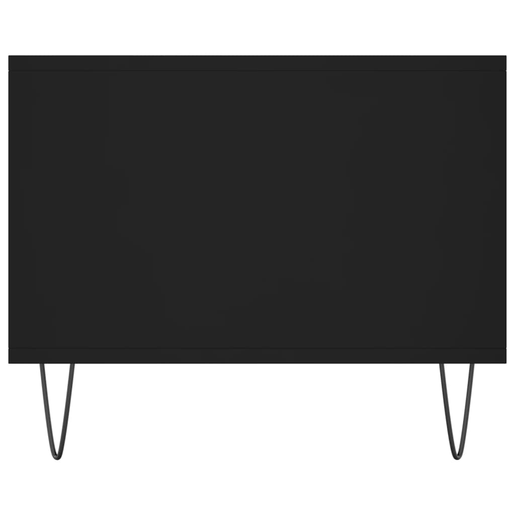 vidaXL Soffbord svart 102x50x40 cm konstruerat trä