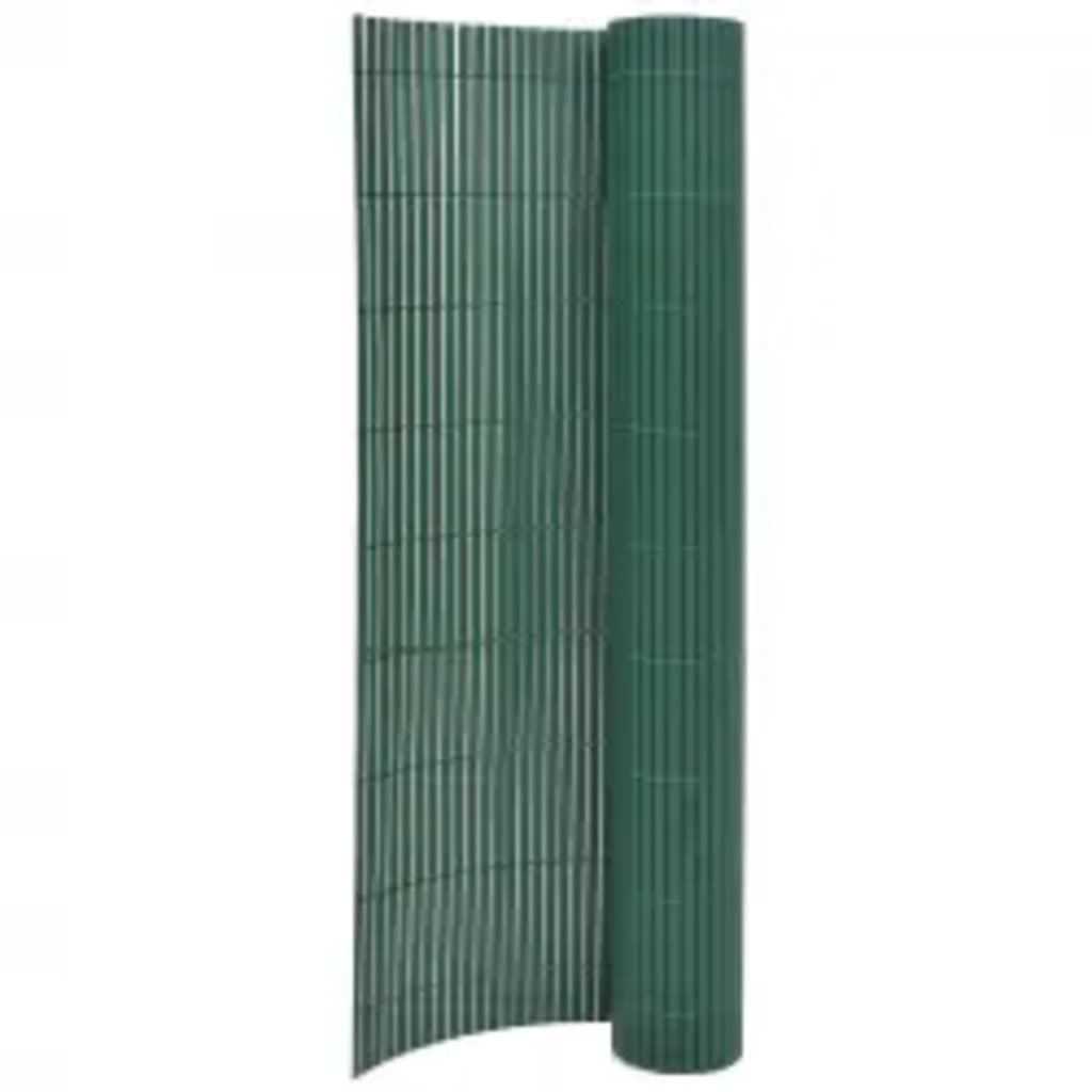 vidaXL Insynsskydd 110x500 cm grön