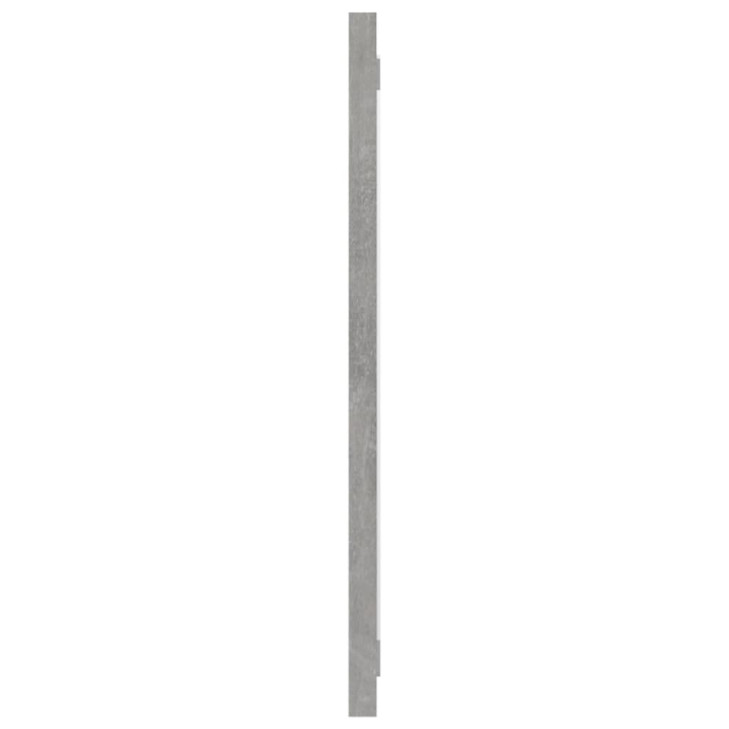 vidaXL Badrumsspegel betonggrå 90x1,5x37 cm spånskiva