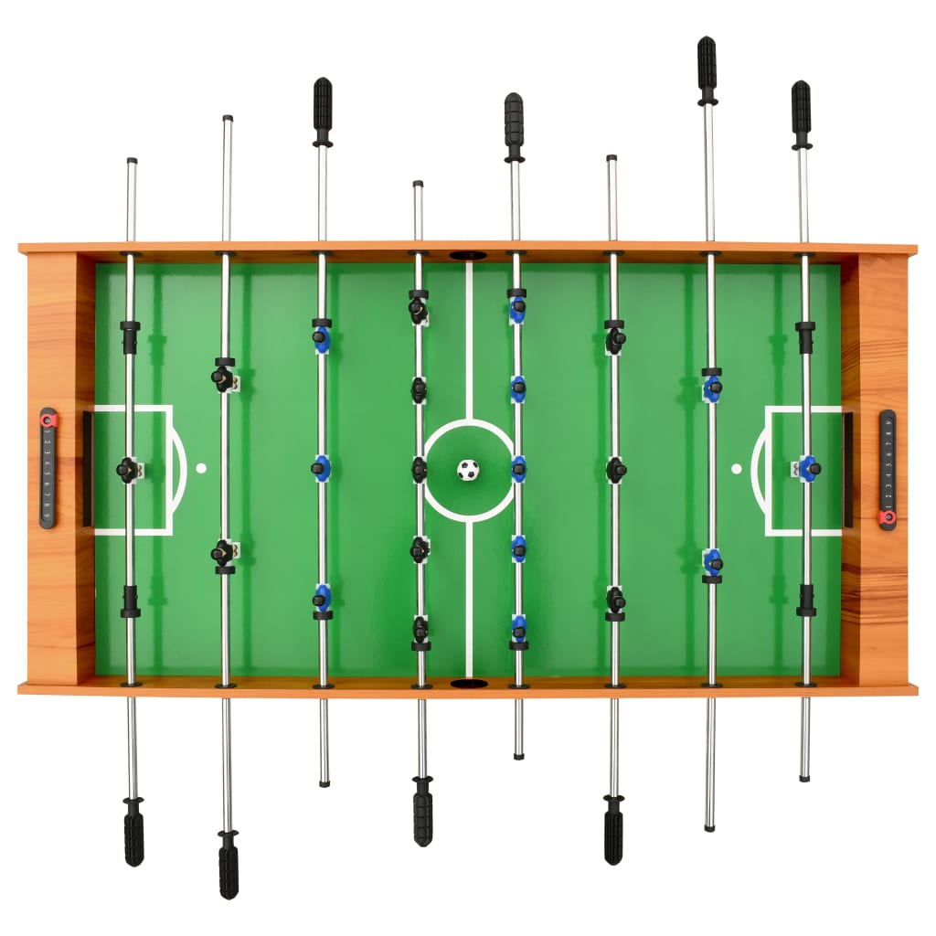 vidaXL Fotbollsbord hopfällbart 121x61x80 cm ljusbrun