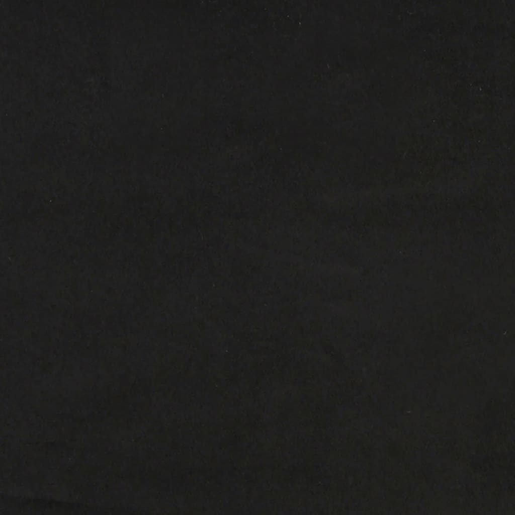 vidaXL Sängram med LED-belysning svart 180x200 cm sammet