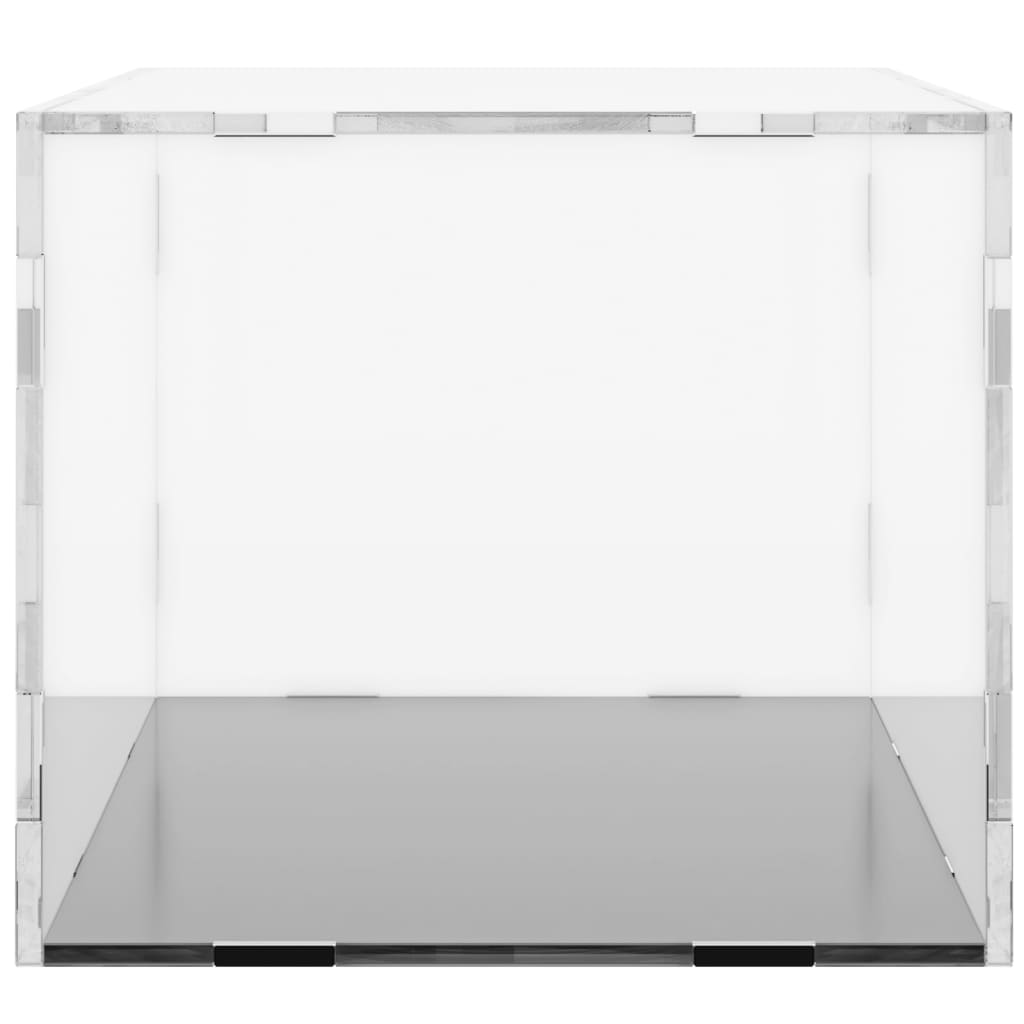 vidaXL Akryllåda transparent 34x16x14 cm