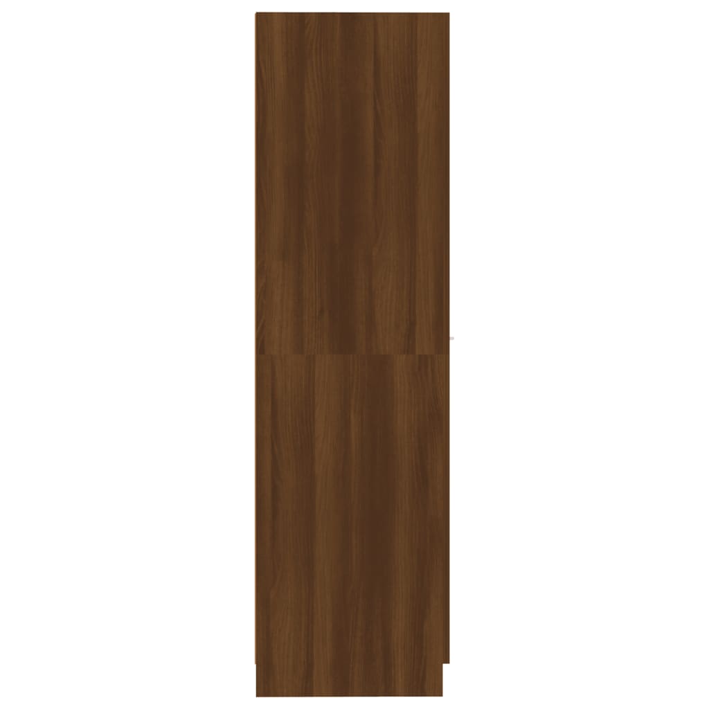 vidaXL Apoteksskåp brun ek 30x42,5x150 cm konstruerat trä