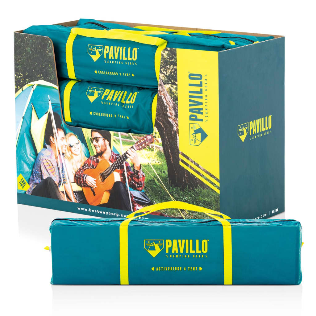 Pavillo Tält Cool Ground 3 blå och gul