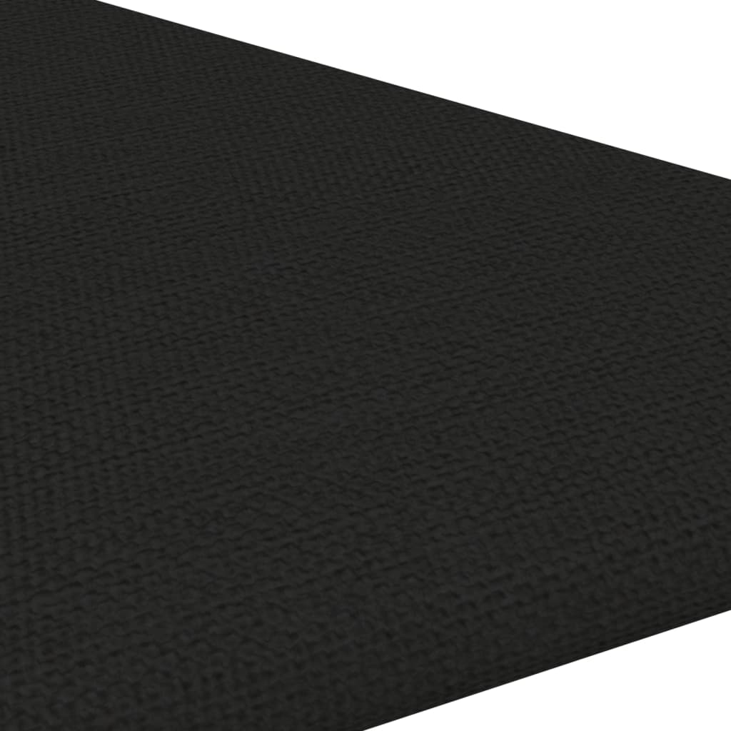 vidaXL Väggpaneler 12 st svart 30x30 cm tyg 0,54 m²