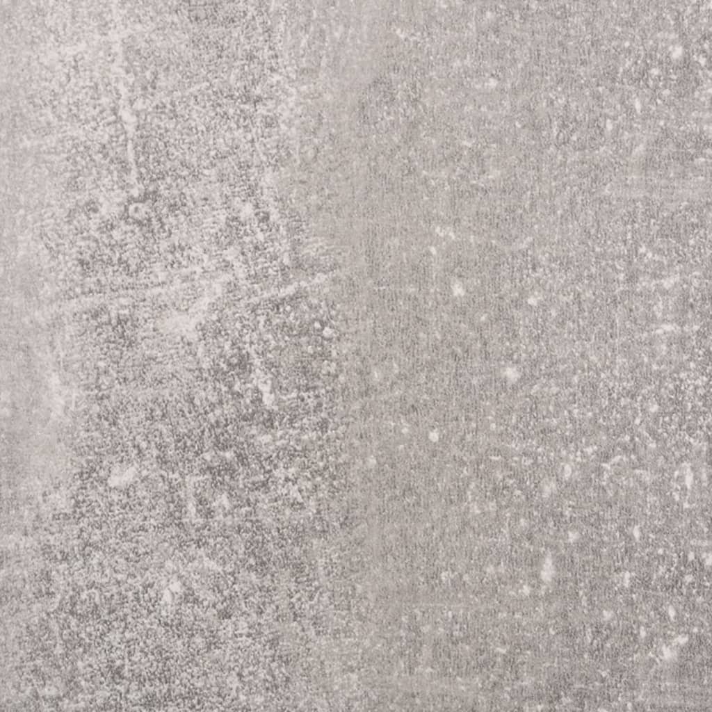 vidaXL Skoskåp med 2 skåp betonggrå 63x17x67 cm