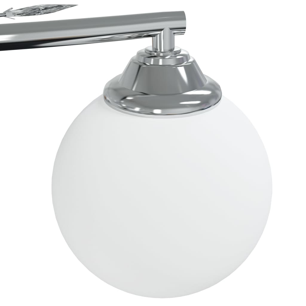 vidaXL Taklampa med runda lampor för 4 G9 LED-lampor