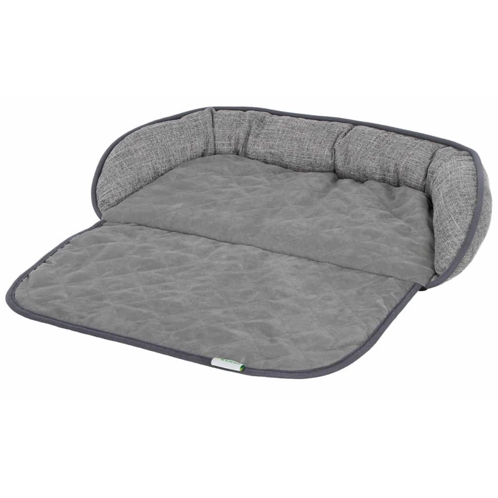 Kerbl Hundbädd för soffa Emalia 98x66x12 cm grå 80375