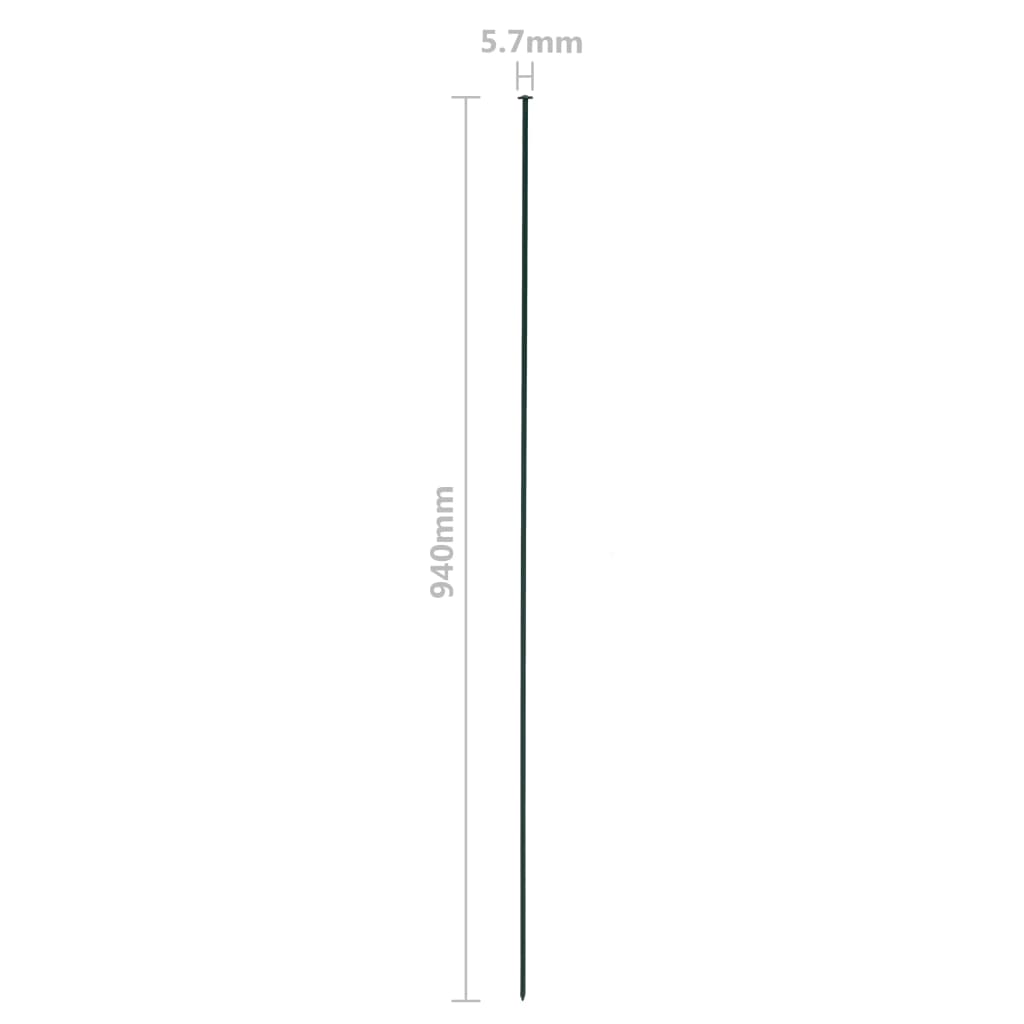 vidaXL Staket 77,5x64 cm grön