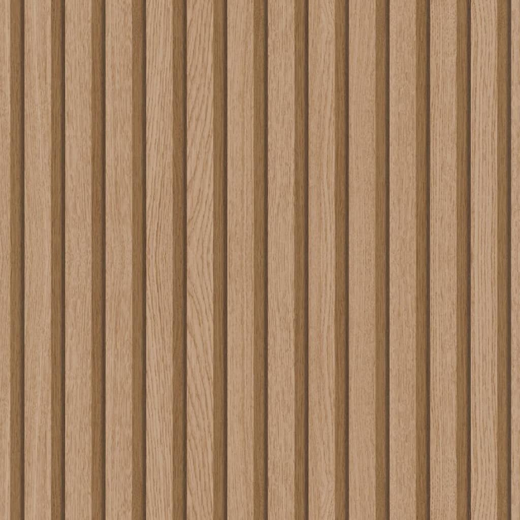 Noordwand Tapet Botanica Wooden Slats brun
