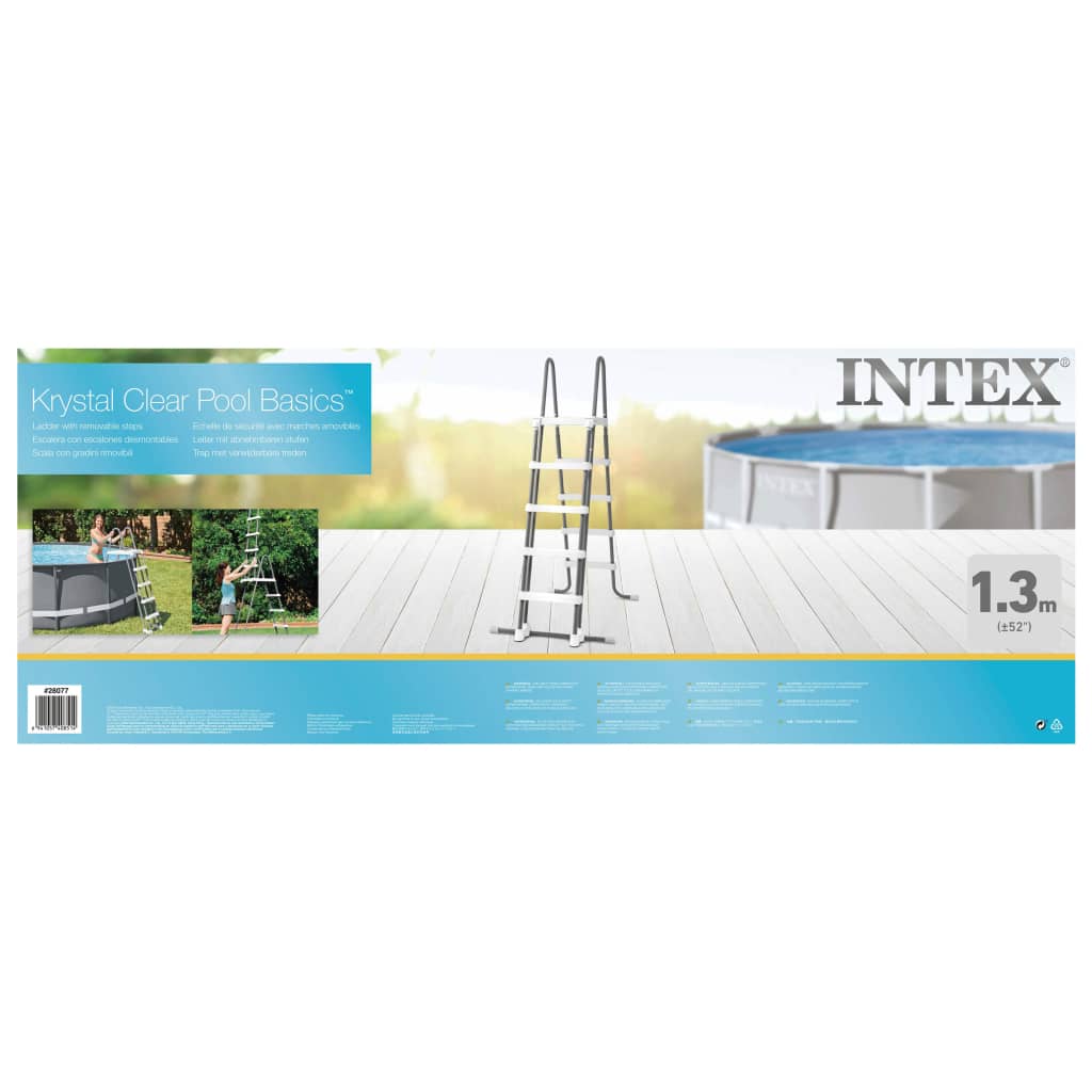 Intex Säkerhetsstege med 4 steg 132 cm