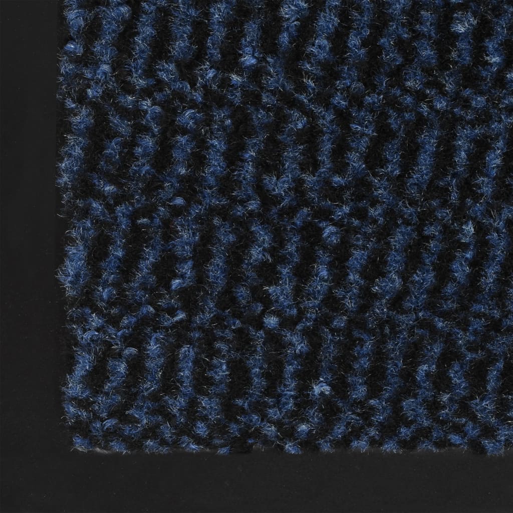 vidaXL Dörrmatta rektangulär tuftad blå 120x180 cm